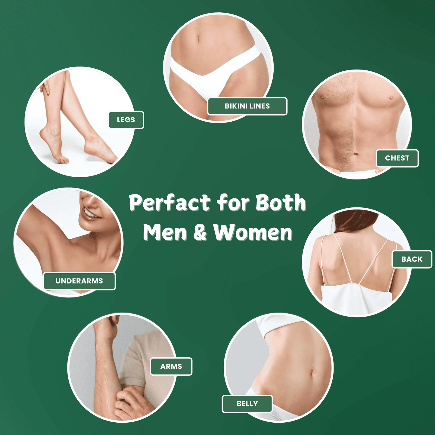 Clarté Aloe Vera Wax Powder For Women | Hair Removal Powder For Painless Hair Removal - 100gm