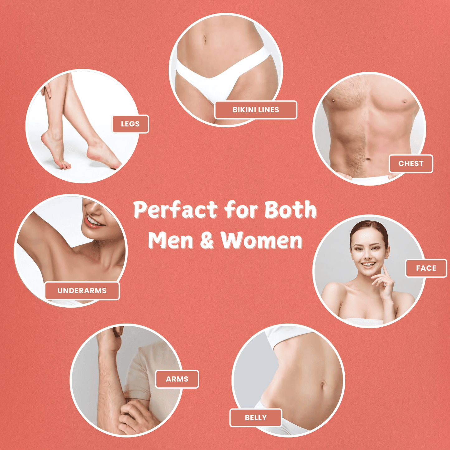 Facial Hair Removal Herbal Wax Powder - BaS Free