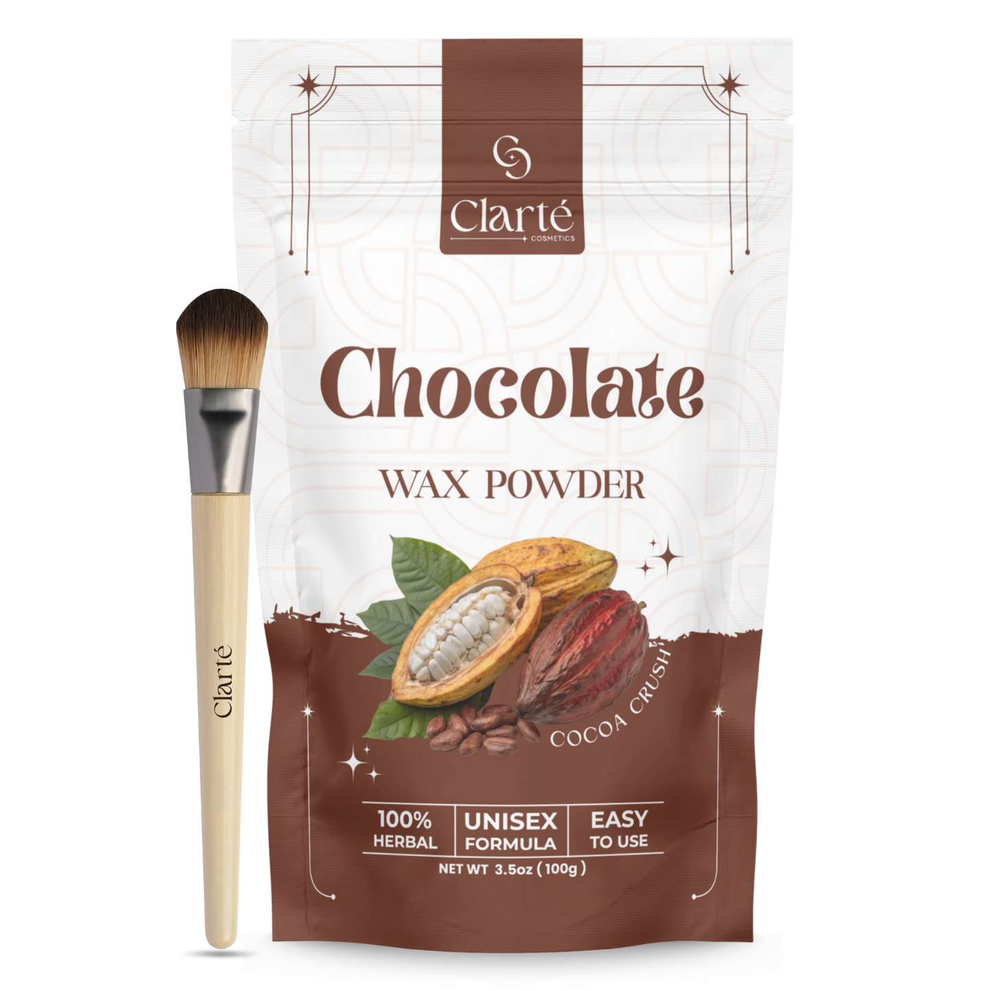Chocolate Wax Powder For Instant Hair Removal | Easy To Use At Home | Waxing For Women | 100GM