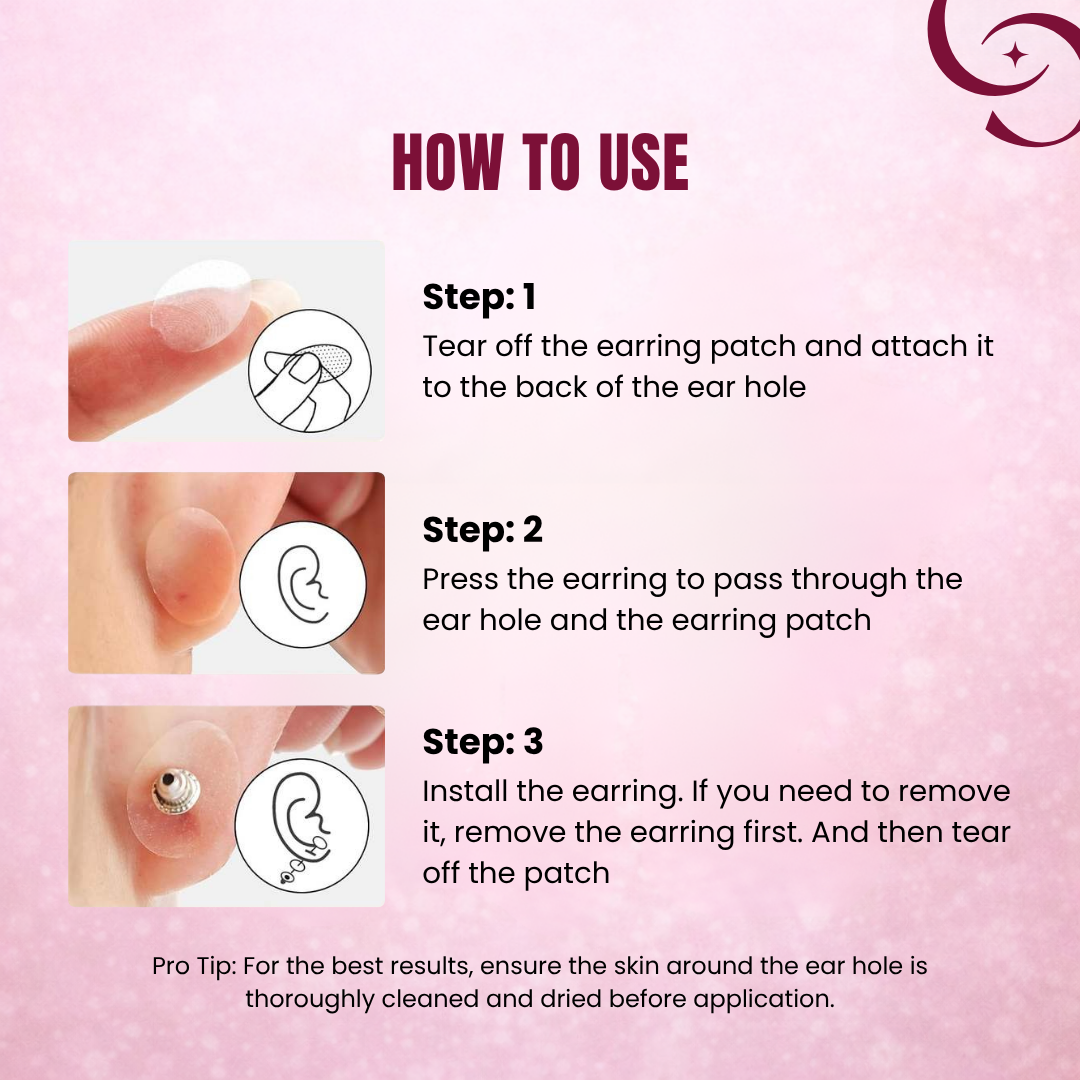 Clarte Earlobe Supporting Patches — 60 Patches