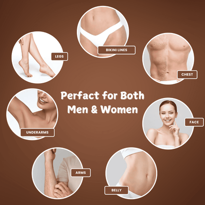 Chocolate Body Wax Powder - Instant Waxing