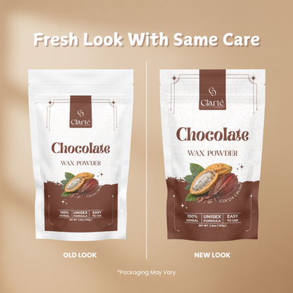 Clarte Chocolate Wax Powder For Instant Hair Removal - 100g