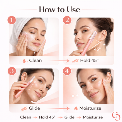 Clarte Face Razor For Women - Pack of 3