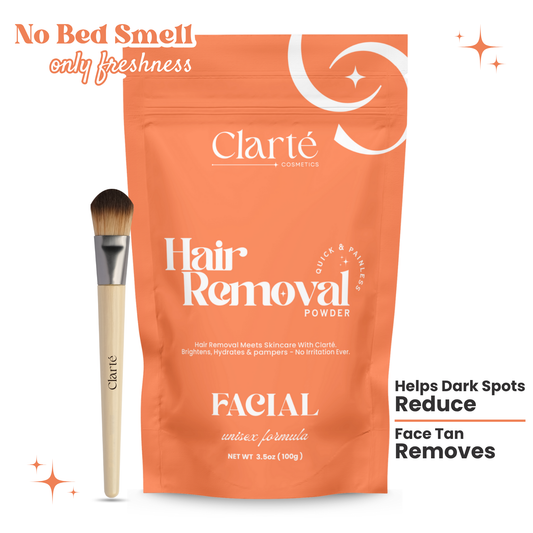 Facial Hair Removal Wax Powder For Women | Instant Face Hair Removal | No Redness - No Irritation - No Bed Smell | 100GM