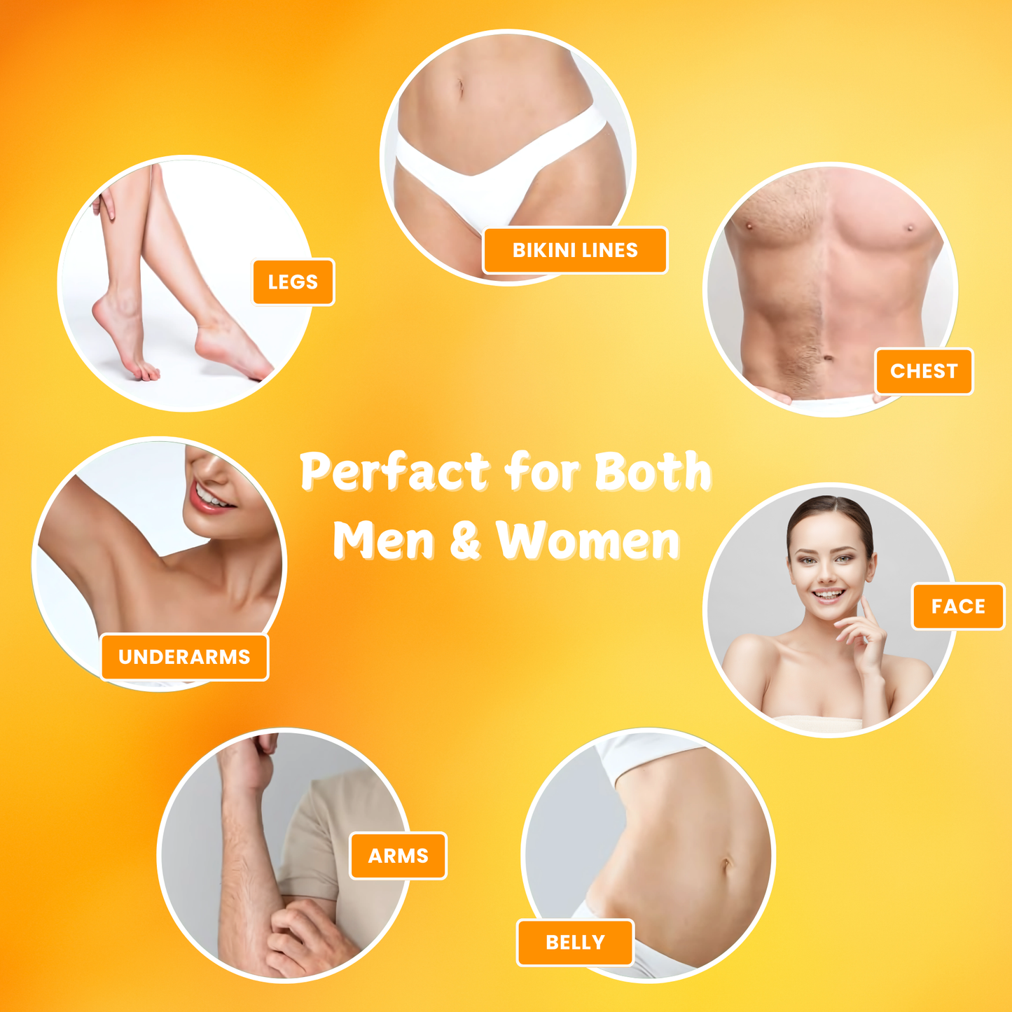 Clarte Turmeric Wax Powder For Women - 100g